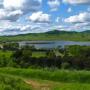 View overlooking the park from the hill trails.